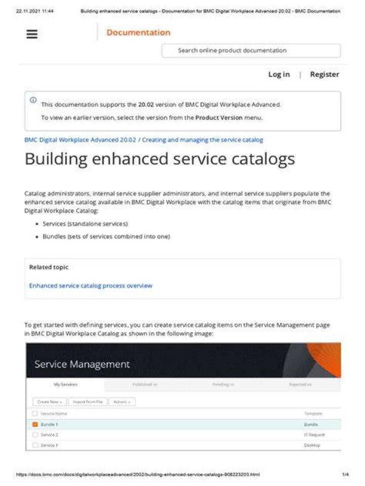20.02 enhancements - Documentation for BMC Digital Workplace Advanced 20.02