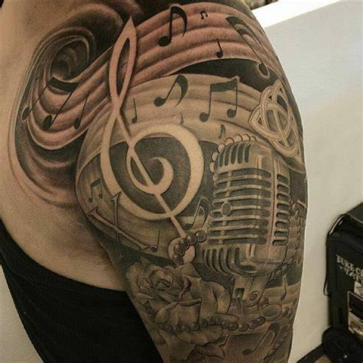 22+ Music Tattoo Designs, Ideas Design Trends Premium PSD, Vector
