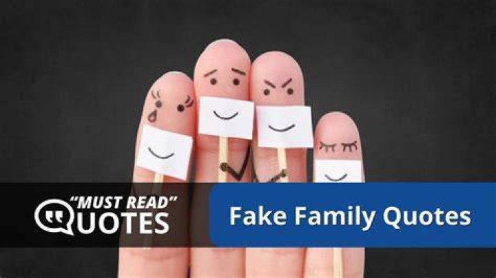 30 Fake Family Quotes to Cope with HARD Times