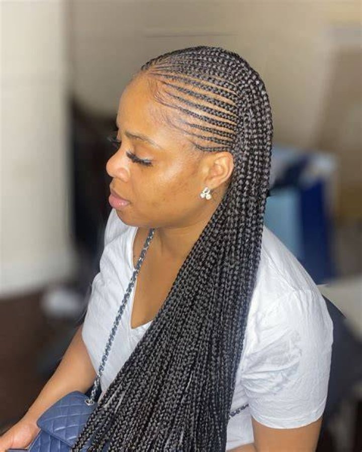 35 Beautiful Cornrow AllBack Styles For 2024 ThriveNaija Cocok