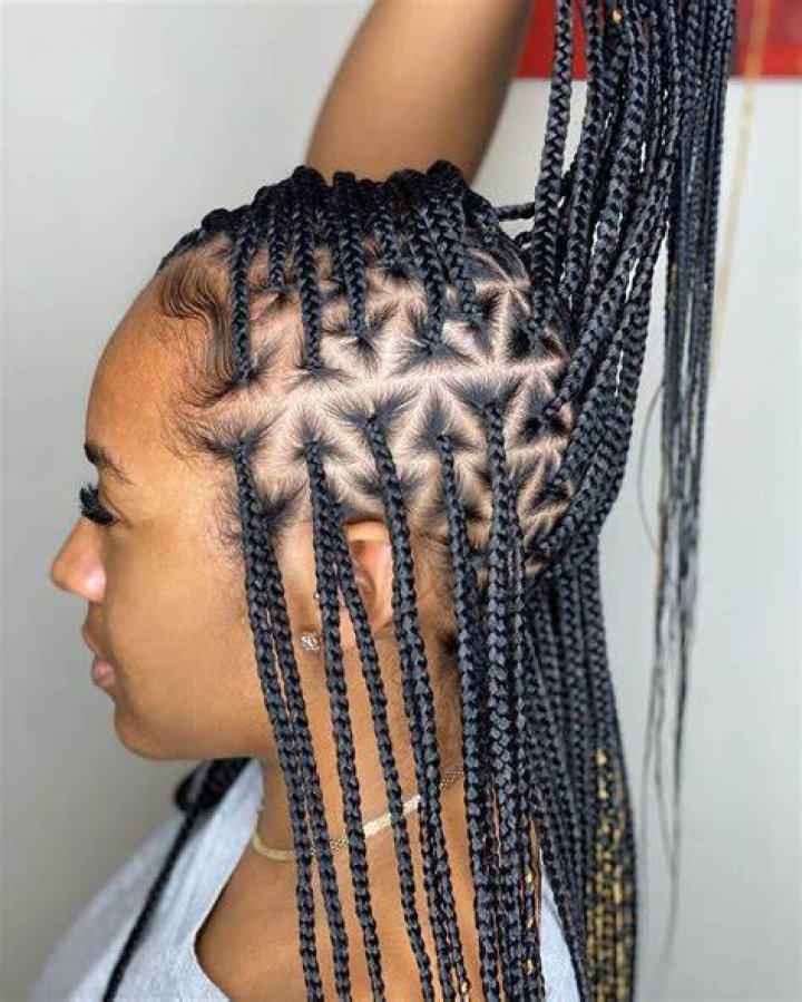45 Knotless Braid Styles 2024 Jumbo, Lose Braids & More ThriveNaija