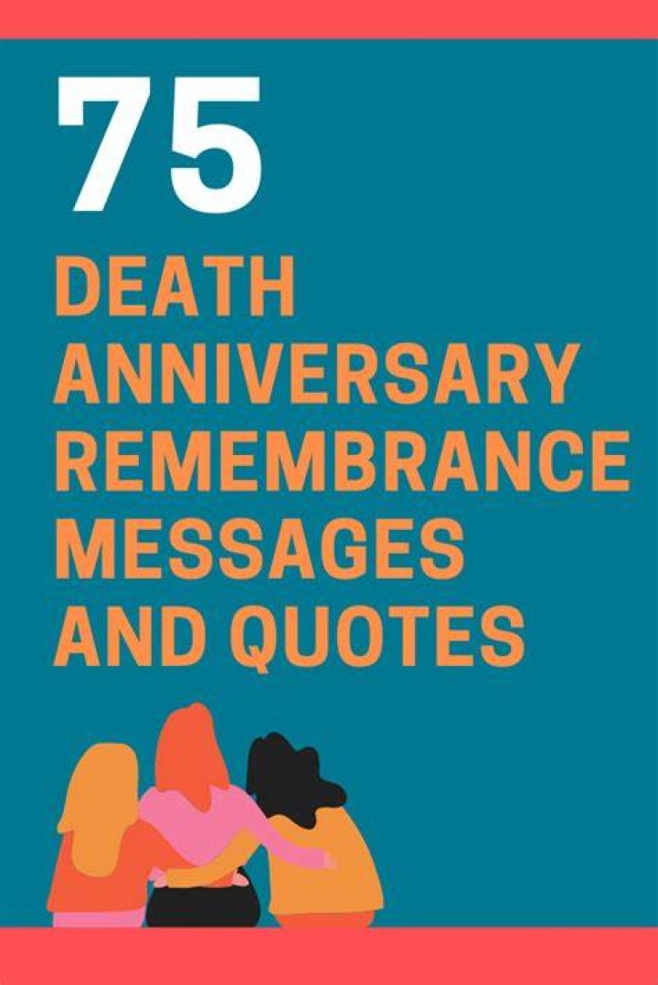 75 Death Anniversary Remembrance Messages and Quotes