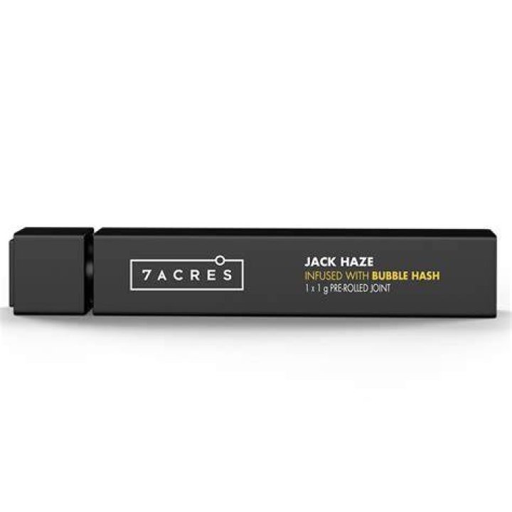 7ACRES Jack Haze Bubble Hash Infused pre-rolled joint (CNW Group/Canopy Growth Corporation) 7ACRES Jack Haze Bubble Hash Infused pre-rolled joint (CNW Group/Canopy Growth Corporation)