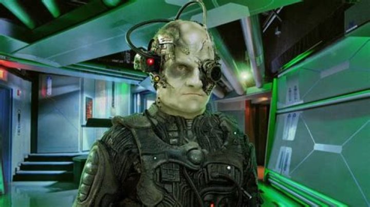 A Borg Drone appears on the Enterprise in Star Trek TNG