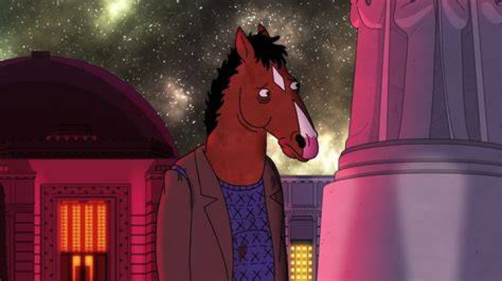 A close up of Bojack Horseman