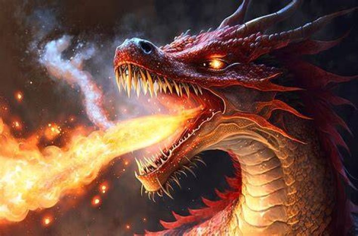 A dragon breathing fire in Harry Potter and the Goblet of Fire