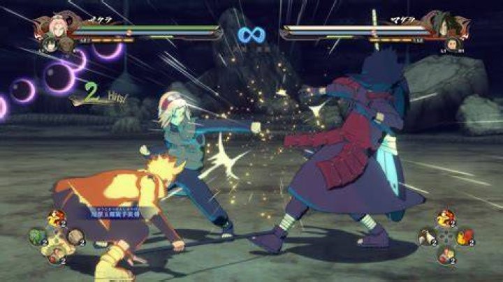 A fight from Naruto Ultimate Ninja 5