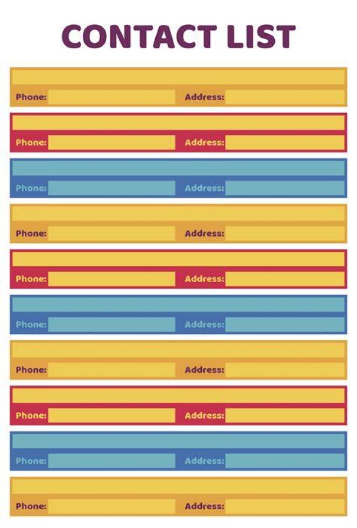 A phone contact list on Gossip Girl