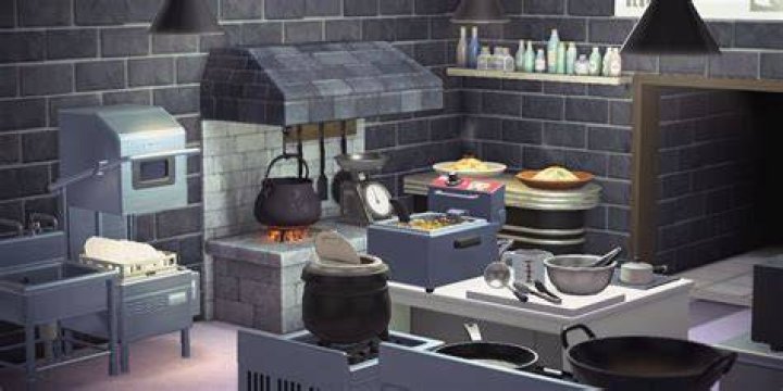 ACNH HHP Restaurant Kitchen Design