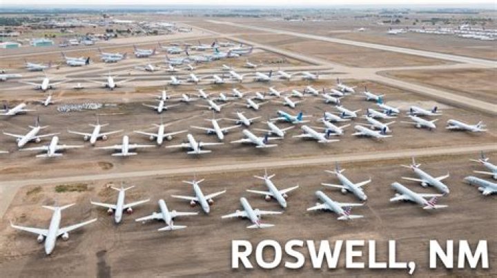 Aerial Tour of Roswell's aircraft boneyard Short Film YouTube