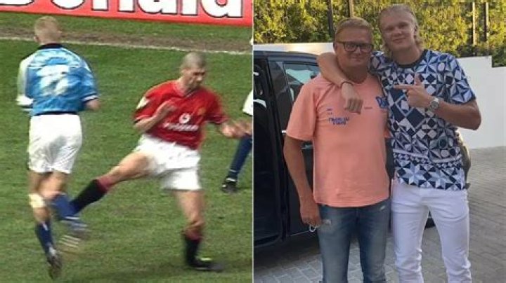 Alfie Haaland and Roy Keane