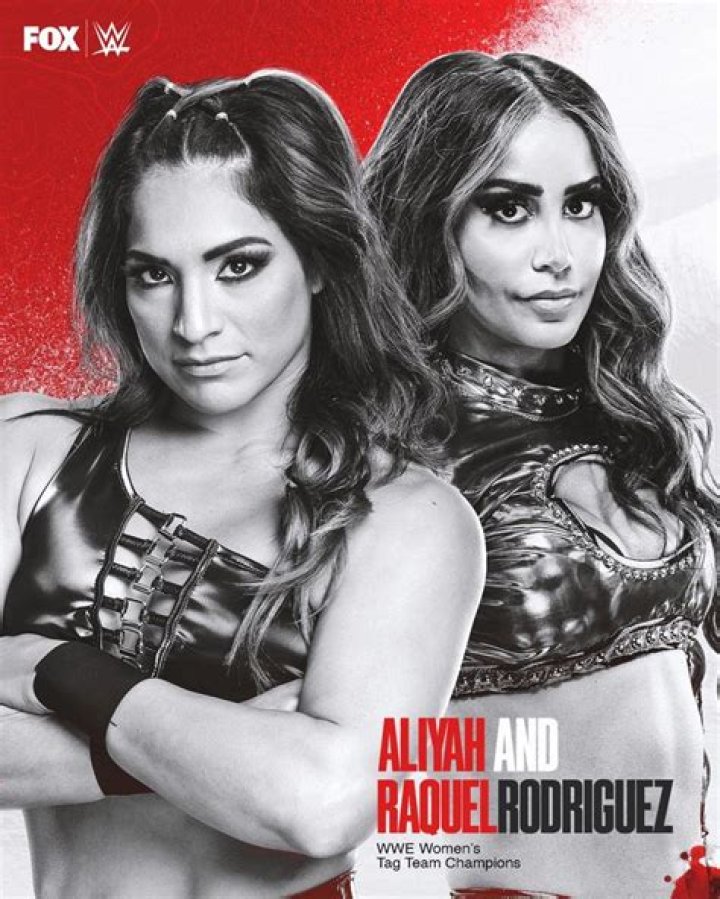 Aliyah & Raquel WWE Women's Tag Team Champions Cropped