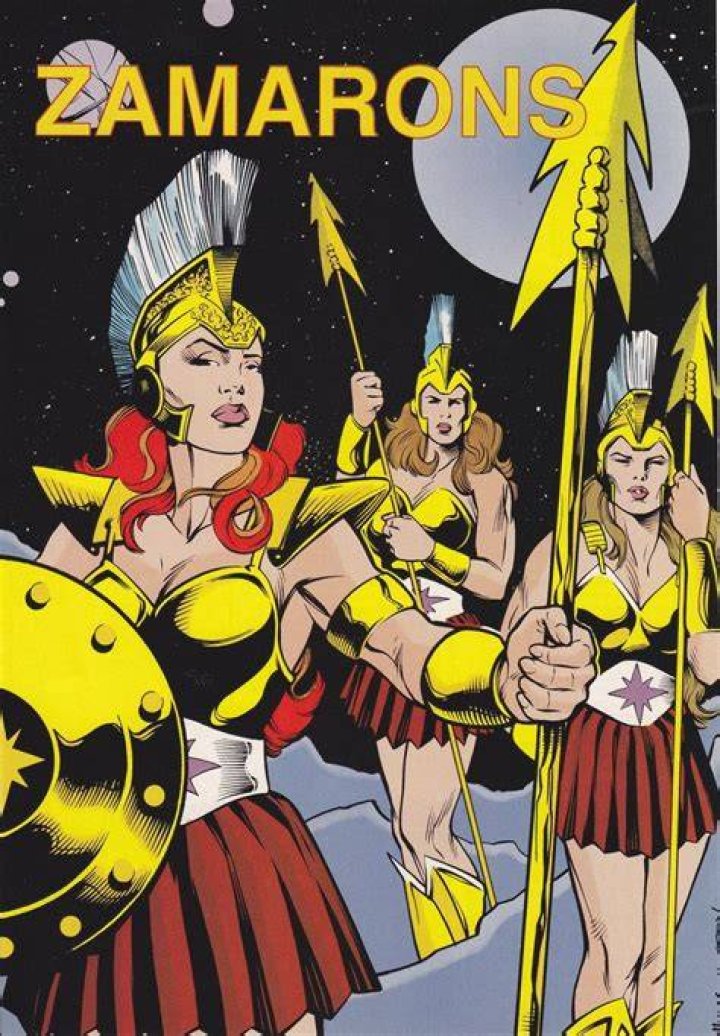 Amazonians in a DC Comic