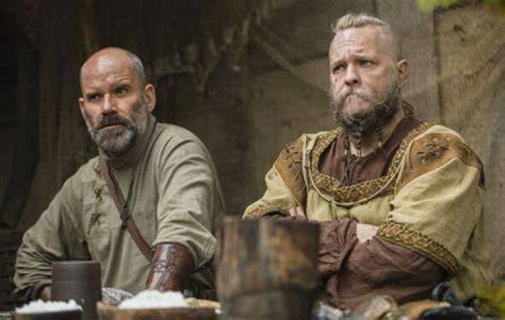 An image of Father Pyrlig looking serious in The Last Kingdom
