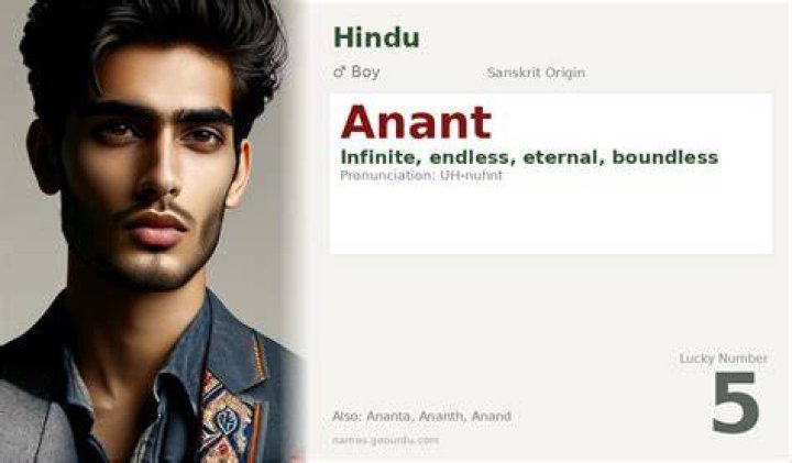 Anant Name Meaning, Origin, History, And Popularity MomJunction