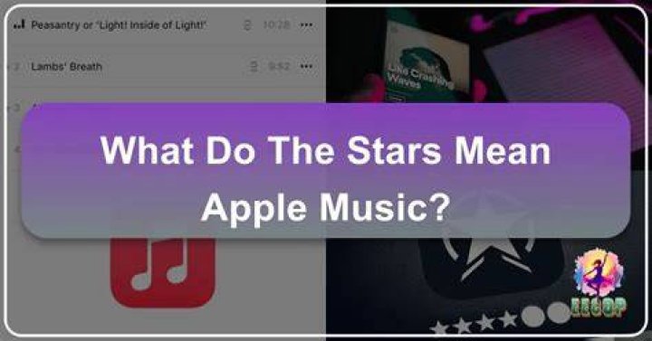 Apple Music Stars Meaning