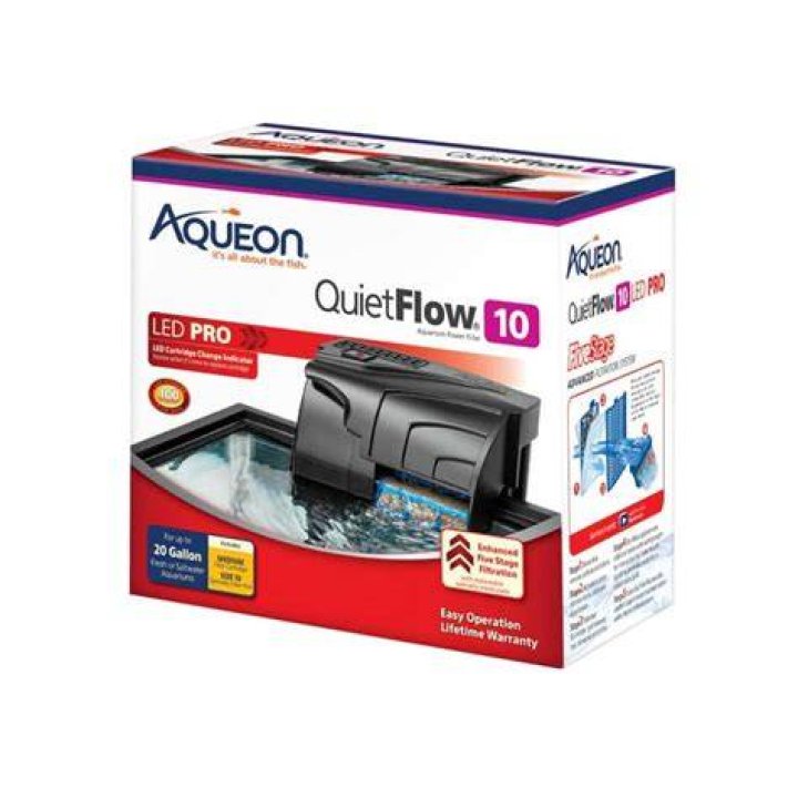 Aqueon Quiet Flow LED PRO Aquarium Power Filter