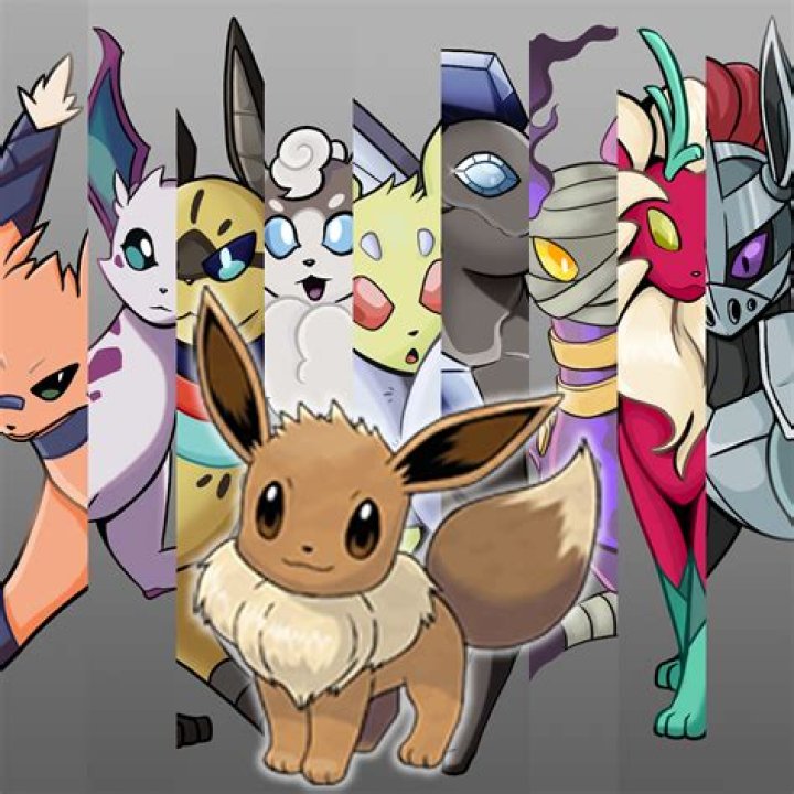 Artwork of a Fakemon Eeveelution named Gritteon