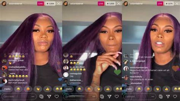 Asian Da Brat Instagram Live Stream 13 February 2020 IG LIVE's TV
