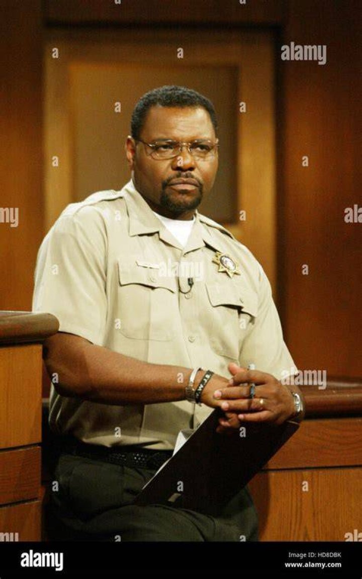 Bailiff Petri Hawkins Byrd from Judge Judy montage in and out of bailiff's uniform