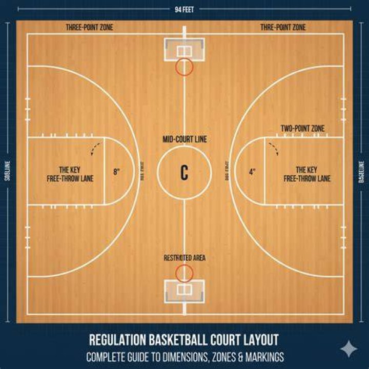 Basketball court lines: What do the different lines in basketball mean?
