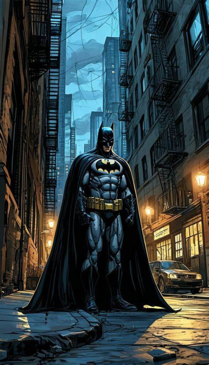 Batman hides in the shadows in Batman Begins