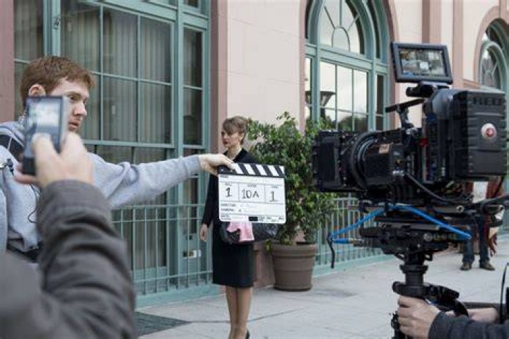 Behind the scenes shot of Shailene Woodley as Mary Jane Watson in The Amazing Spider-Man 2