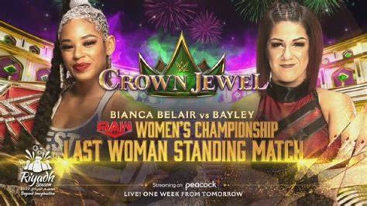 Bianca Belair vs Bayley Crown Jewel