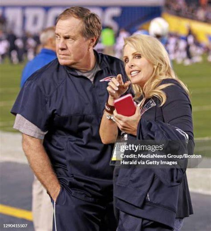 Bill Belichick and Linda Holliday