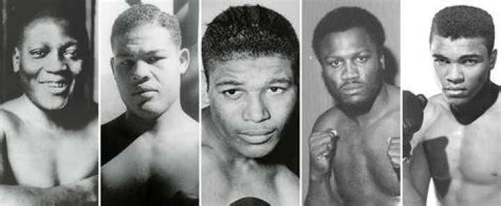 Black fighters in boxing
