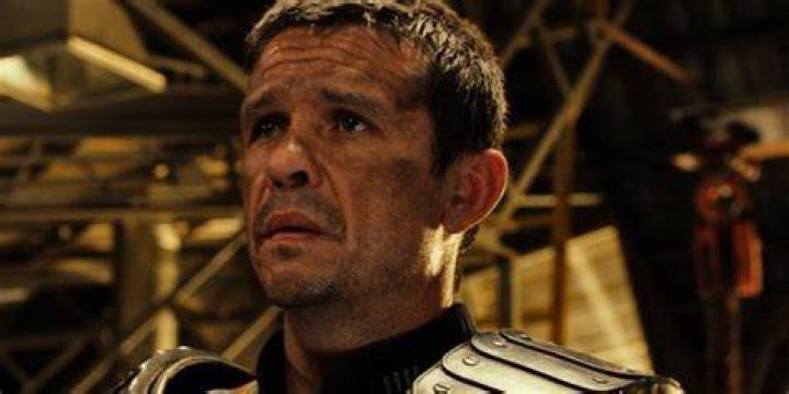 Boss Johns looks concerned in Riddick
