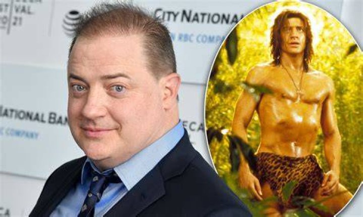 Brendan Fraser looks to the distance in Now and Then