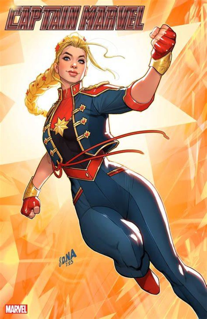 Captain Marvel Comic Costume Cover