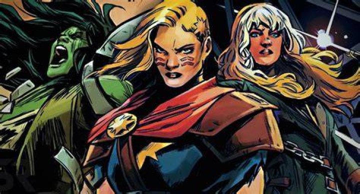 Captain Marvel Women Hero Team