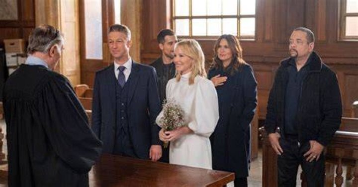 Carisi, Novak, and Tutuola in SVU.