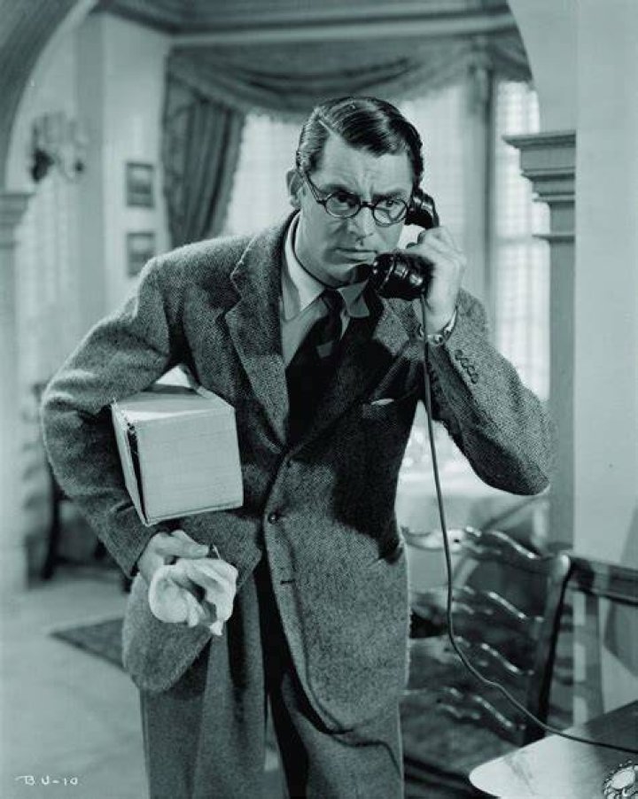 Cary Grant in Bringing Up Baby