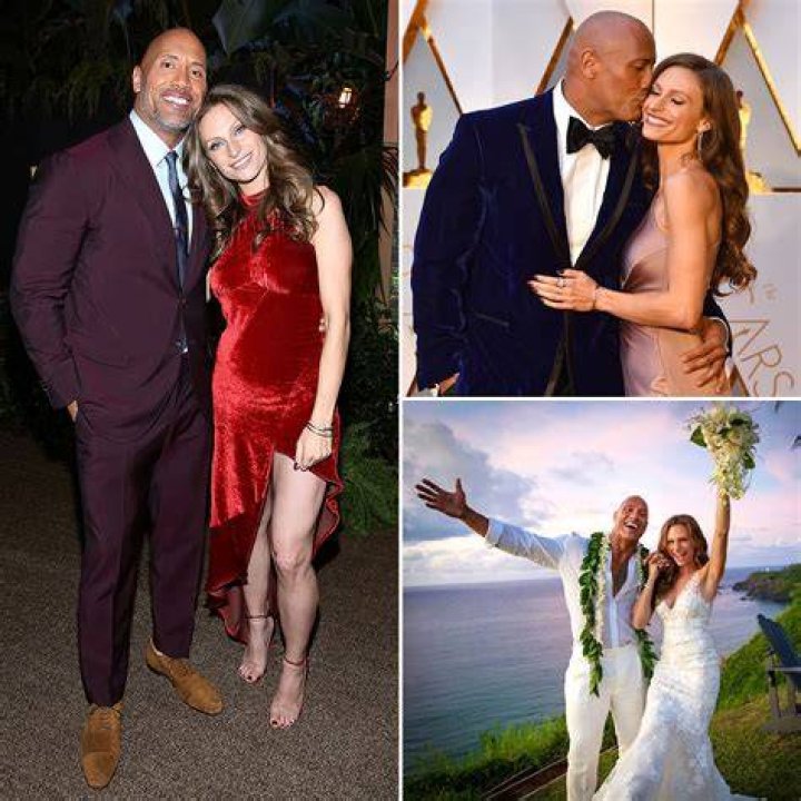 Celebrity Wedding Anniversary Dwayne "The Rock" Johnson and Dany