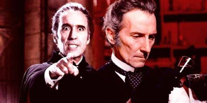 Christopher Lee and Peter Cushing