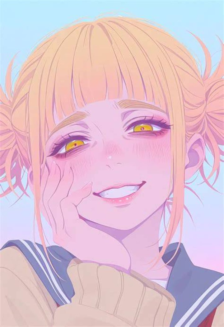 Closeup of Himiko Toga