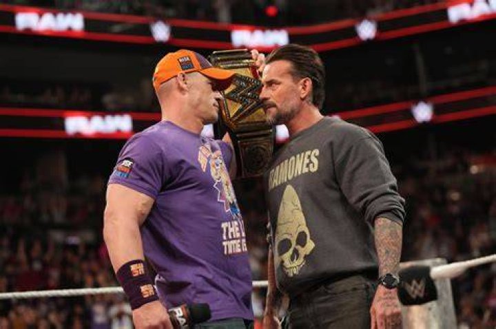 CM Punk and John Cena