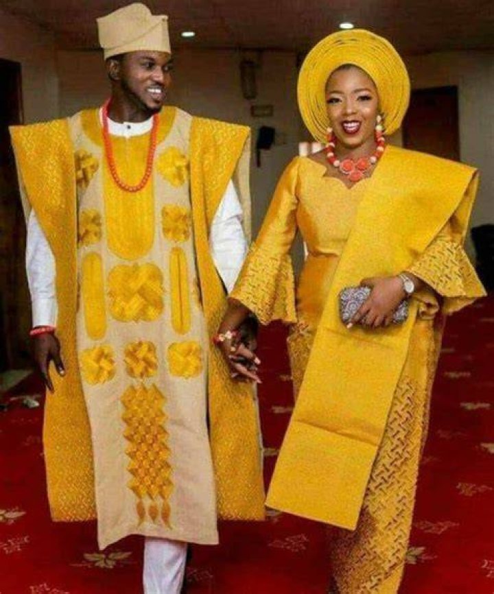Complete Yoruba Traditional wedding attire. In Aso oke Etsy