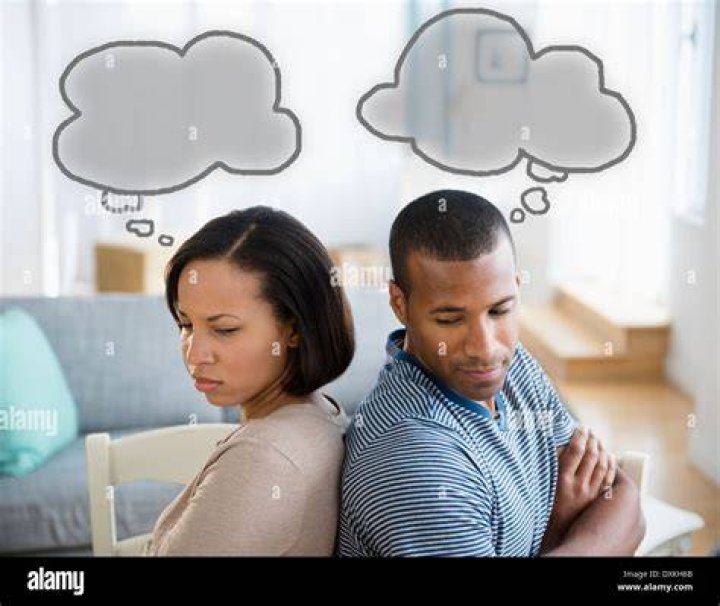 Couple in thought 