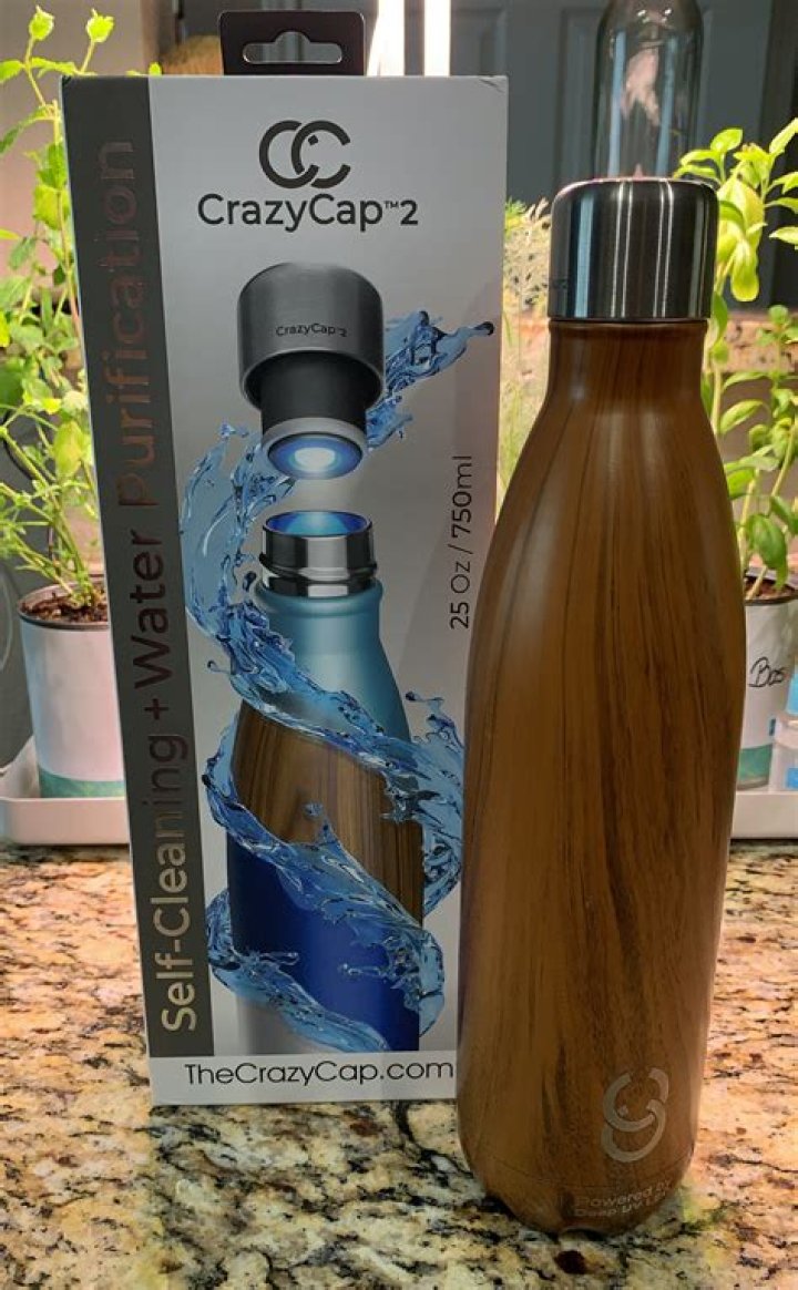 crazy cap self cleaning water bottle, best gifts for adhd adults