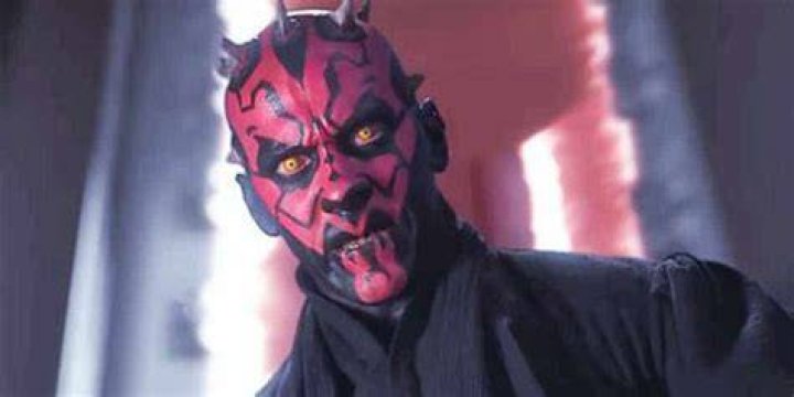 Darth Maul tries to run over Anakin in The Phantom Menace