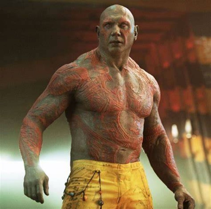 Dave Bautista as Drax in Guardians of the Galaxy 2