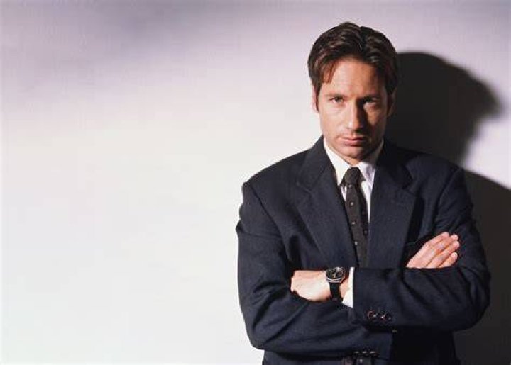 David Duchovny as Fox Mulder in the X Files