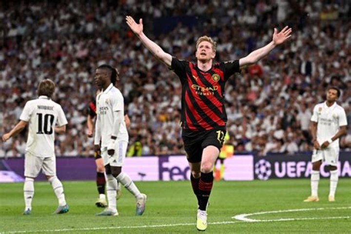 De Bruyne rocket leaves Man City and Madrid level
