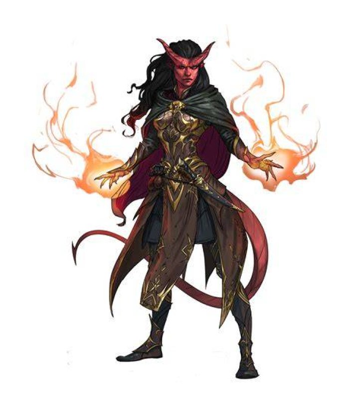Dungeons & Dragons Tiefling Evocation Cover