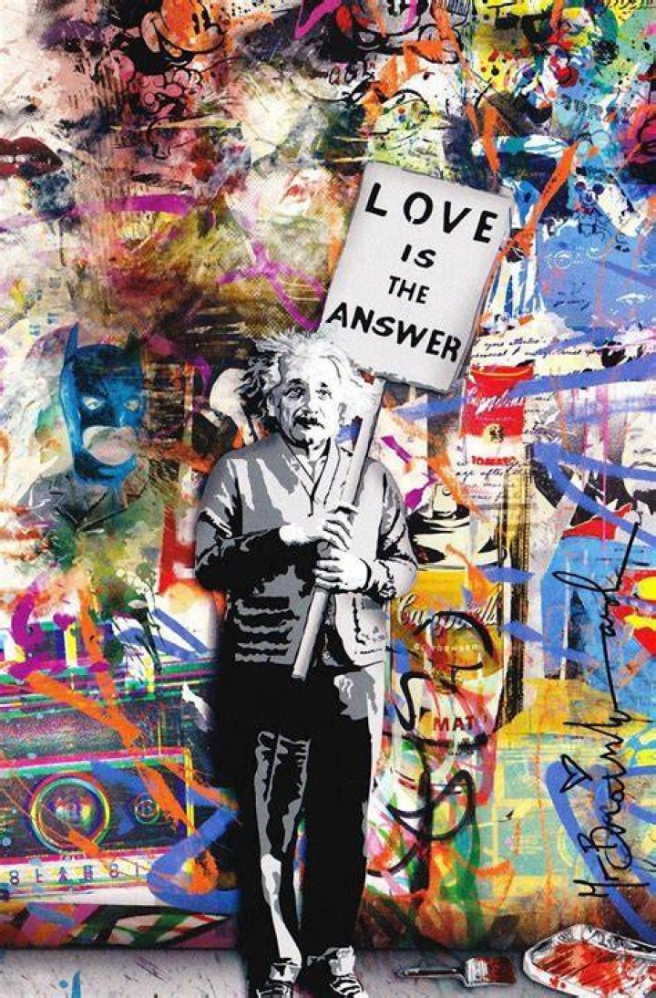 Einstein street art