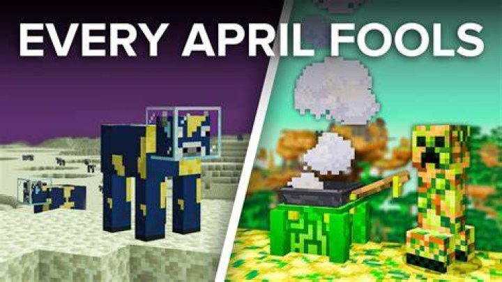 Every Minecraft April Fools Joke (Including 2022) 2010 4D